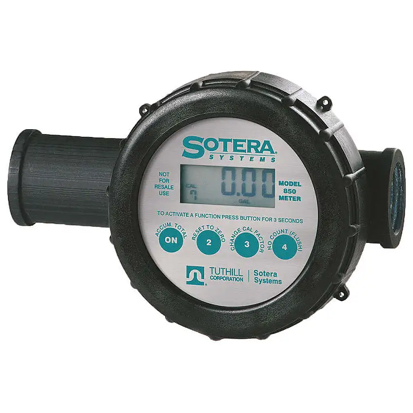SOTERA  850 Durchflussmesser Digital 1 Zoll mit Luftabscheider