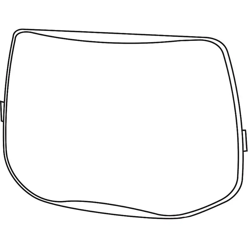 SPEEDGLAS  7100145631 06-0200-52 Äußere Schutzplatte, Schweißhelme, klar