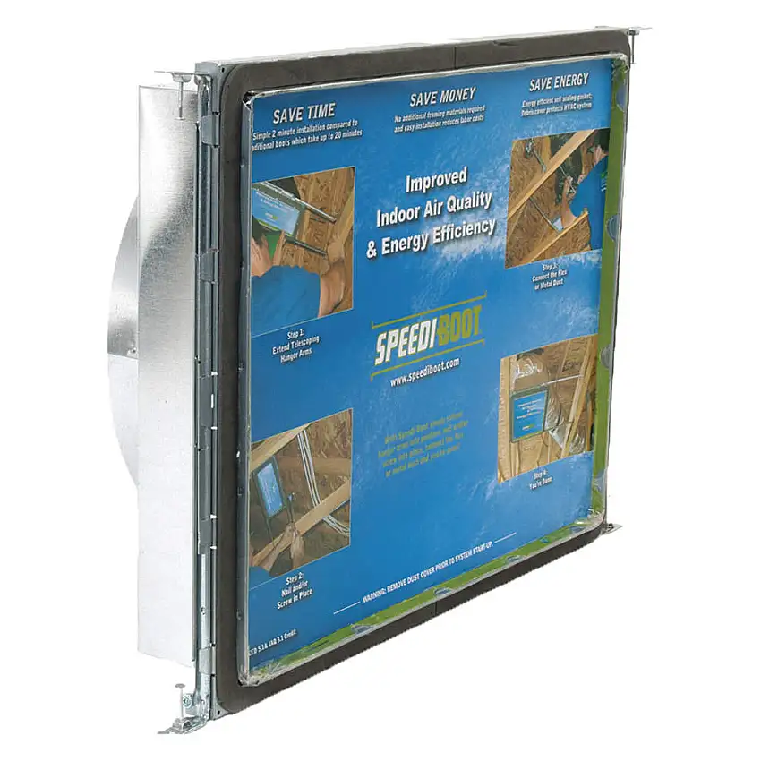 SPEEDI-BOOT SBS-121212 SRA Vent Boot Hanger, quadratisch bis rund, 12 x 12, Dia12