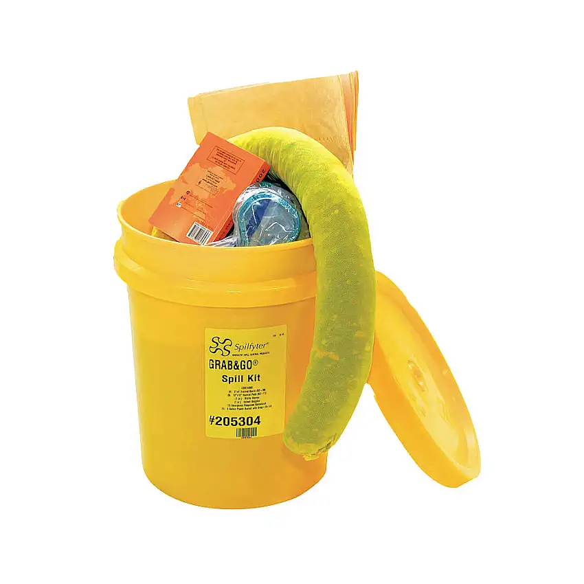 SPILFYTER  205304 Hazmat Spill Kit 4 Gallonen Eimer mit Deckel