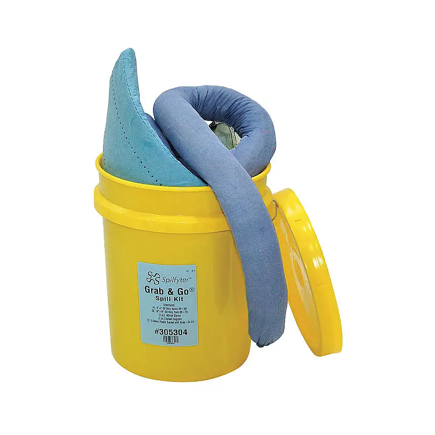 SPILFYTER  305304 Öl-Spill-Kit 4 Gallonen Eimer mit Deckel