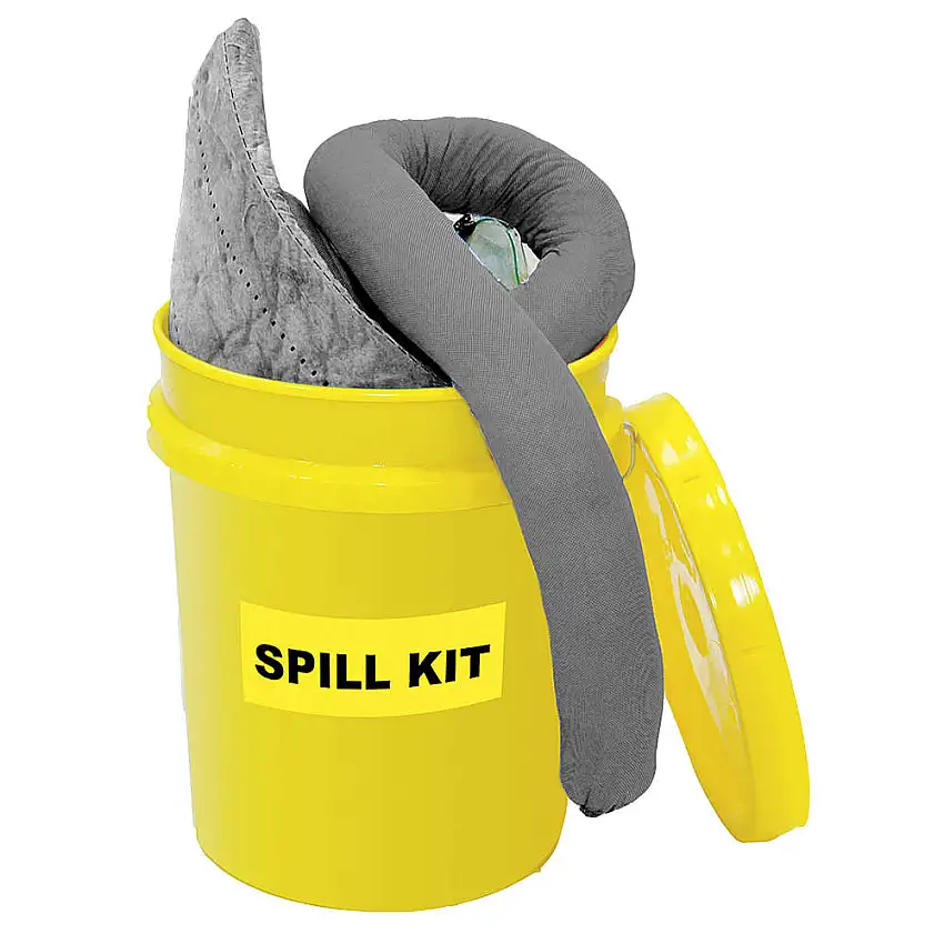 SPILFYTER  455304 Universal-Spill-Kit, 4-Gallonen-Eimer mit Deckel