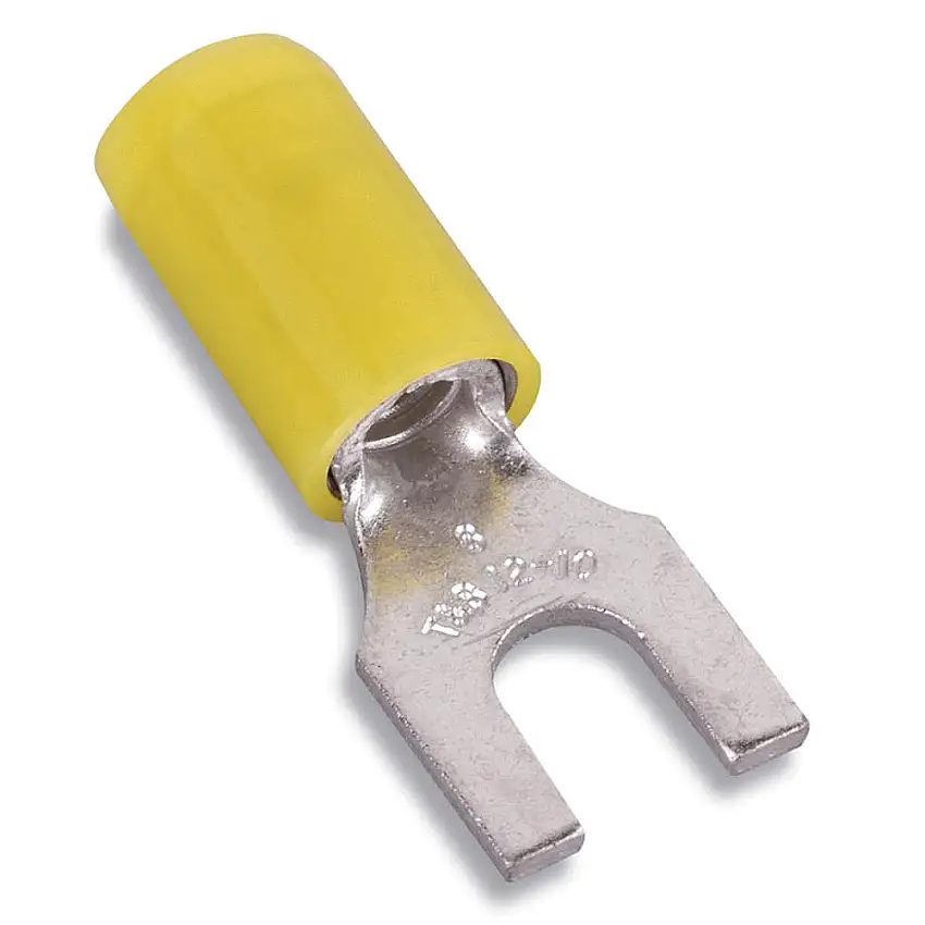 STA-KON  10RC-10F Gabelkabelschuh, 12 bis 10 AWG Leiter, galvanisiert, 105 Grad C Temperaturbereich