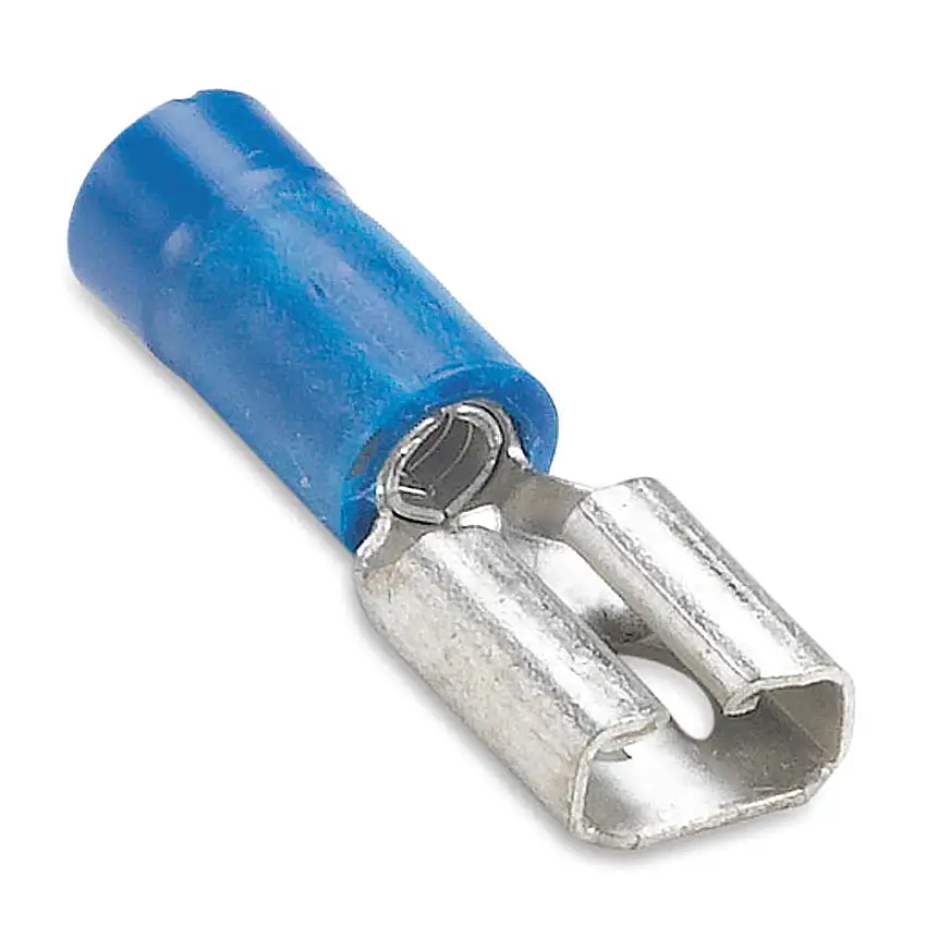 STA-KON  14RB-250F Buchse, gelötete Fassverbindung, Leiterquerschnitt 16 bis 14 AWG, blau