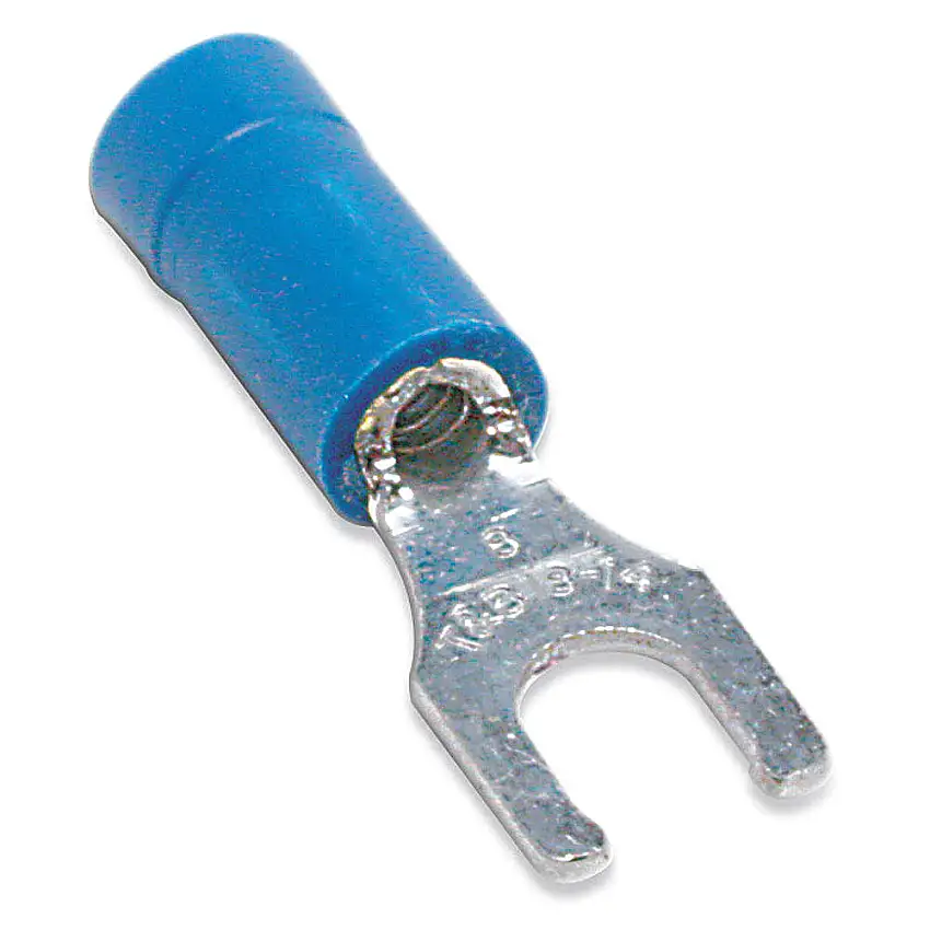 STA-KON  Gabelanschluss 14RB-10FL, Leiterquerschnitt 18 bis 14 AWG, galvanisiert, Temperaturbereich 105 °C
