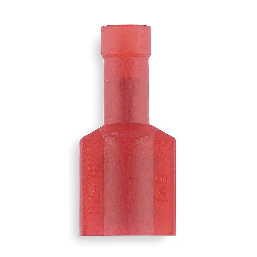 STA-KON  18RA-251T Flachstecker, 22 bis 18 AWG Leitergröße, galvanisch verzinnt, 300 V AC, rot
