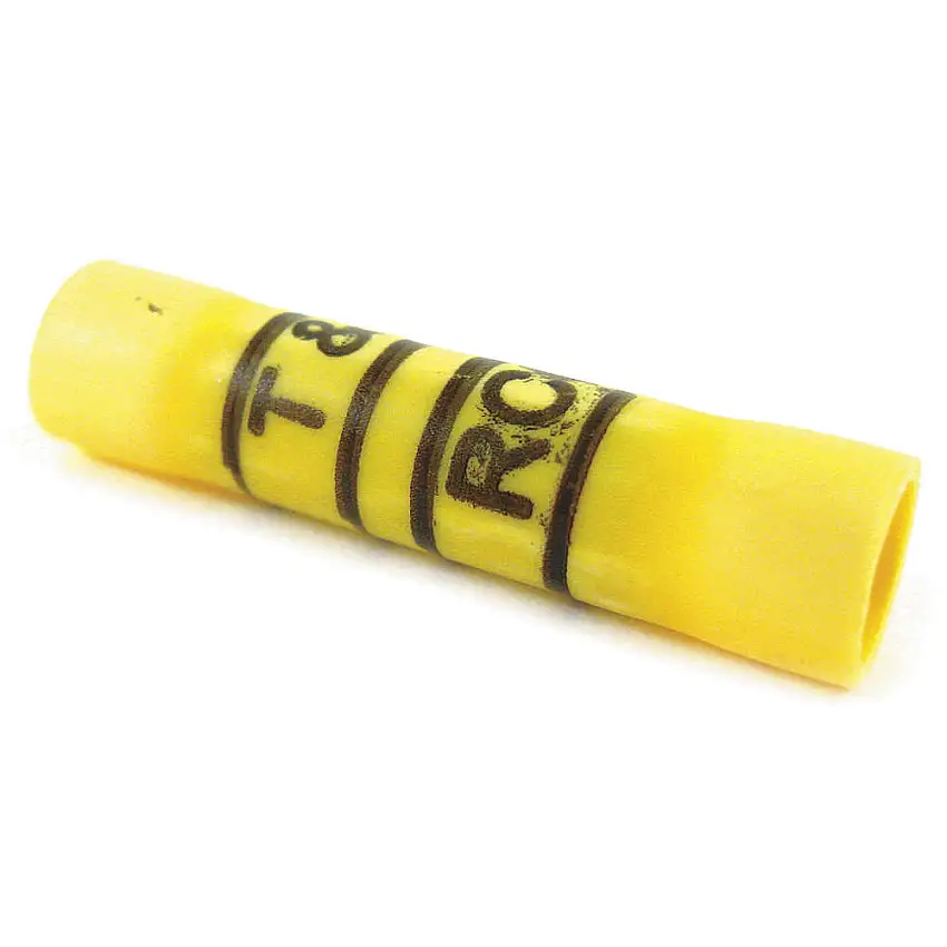 STA-KON 2RC10X Stoßverbinder, gelb, Vinyl, für Drahtquerschnitte 12 AWG – 10 AWG, 600 V