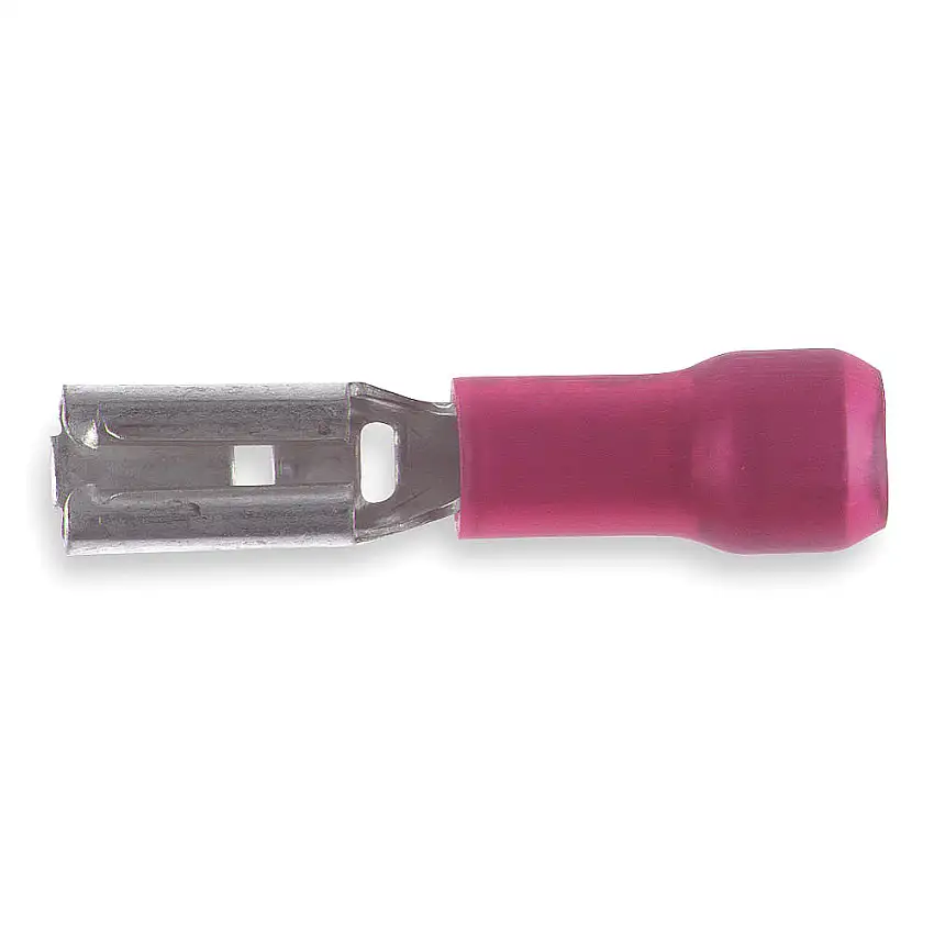 STA-KON RA18-110F Buchse, gelötete Fassverbindung, Leiterquerschnitt 16 bis 14 AWG, rot