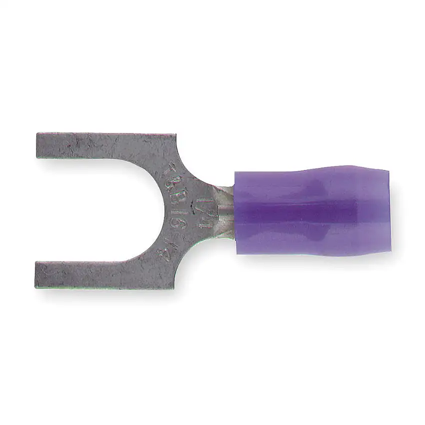 STA-KON  RB14-14F Gabelanschlussklemme, Leiterquerschnitt 18 bis 14 AWG, galvanisiert, Temperaturbereich 105 °C