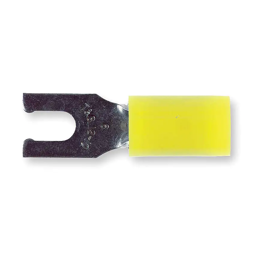 STA-KON RC10-6FL Gabelklemme, 12 bis 10 AWG Leiterquerschnitt, galvanisiert, Temperaturbereich 105 °C
