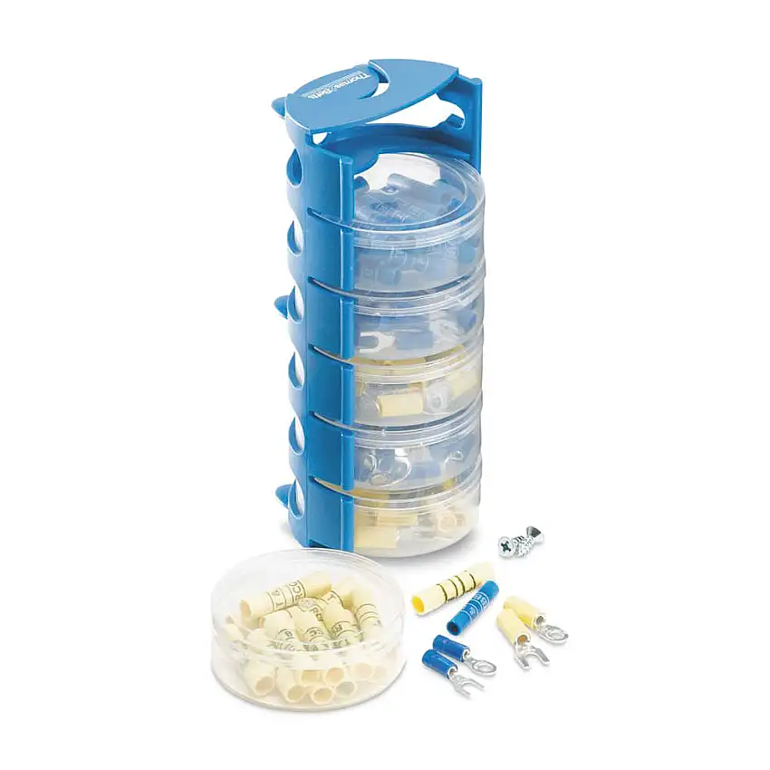 STA-KON STA-ORG Terminal- und Spleiß-Organizer-Kit, Blau/Gelb, Vinyl