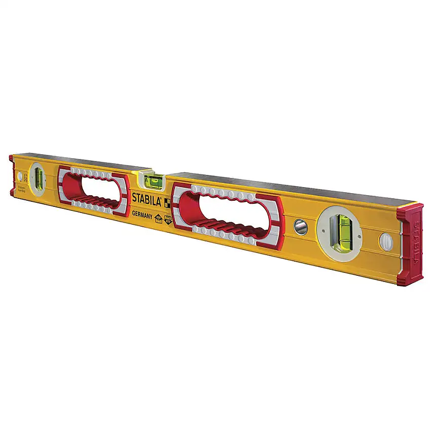 STABILA 37424 Kastenwaage aus Aluminium, 24 Zoll Länge, 3 Libellen