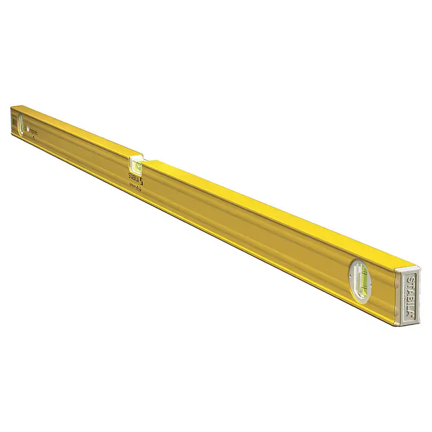 STABILA 37459 Kastenwaage aus Aluminium, 59 Zoll Länge, 3 Libellen