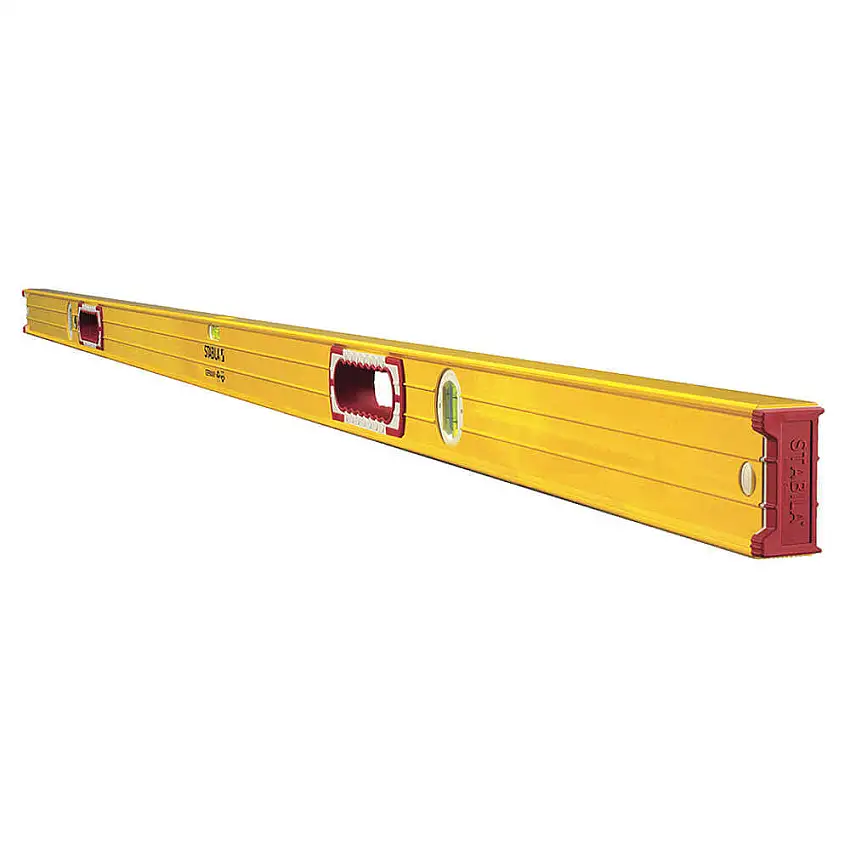 STABILA 29224 Kastenwaage, Aluminium, 24 Zoll Länge, 3 Fläschchen