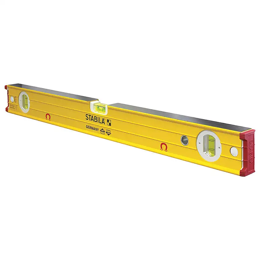 STABILA 38624 Kastenwaage aus Aluminium, 24 Zoll Länge, 3 Libellen