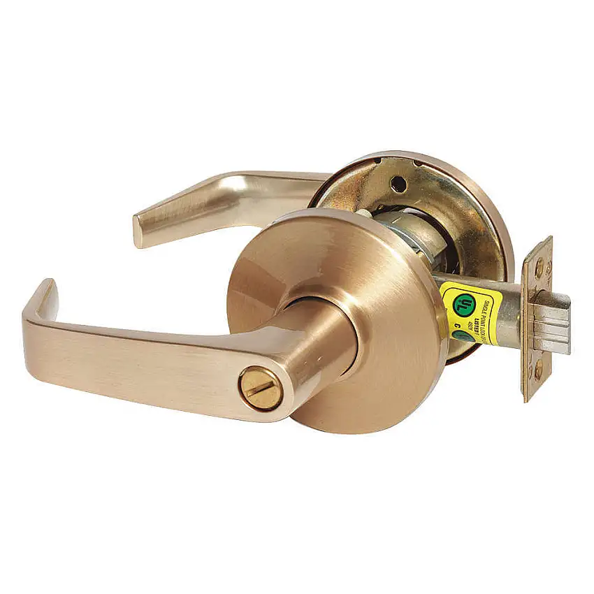 STANLEY SECURITY SOLUTIONS 9K30L15DS3612 Hebel Privatsphäre abgewinkelt Satin Bronze