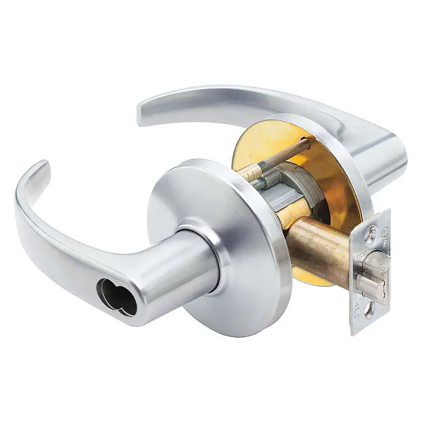 STANLEY SECURITY SOLUTIONS 9K37AB14DS3626 Hebel gebogen Satin Chrom ASA Strike