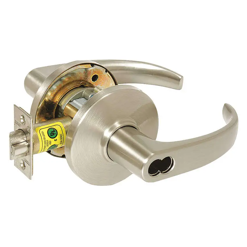 STANLEY SECURITY SOLUTIONS 9K37D14DS3619 Hebel Abstellraum gebogen Mechanisch Satin Nickel