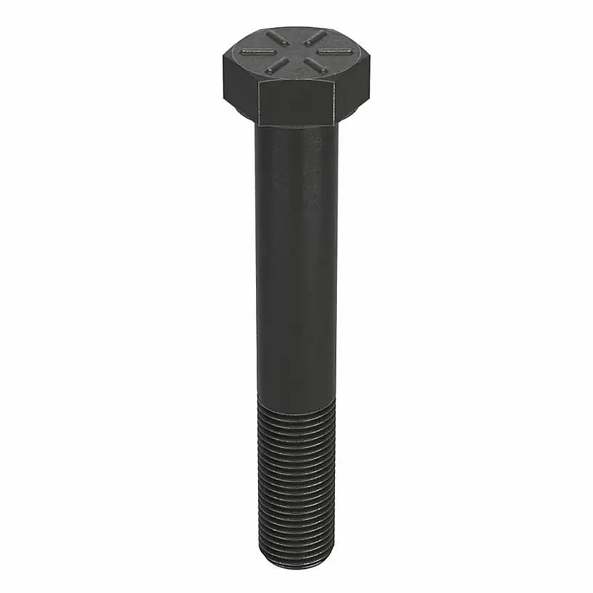 NUCOR  N04160.050.0350 Sechskantschraube, 1/2 Zoll – 20 Gewindegröße, Stahl, 3 1/2 Zoll Länge, 5/16 Zoll Kopfhöhe, Gr. 8