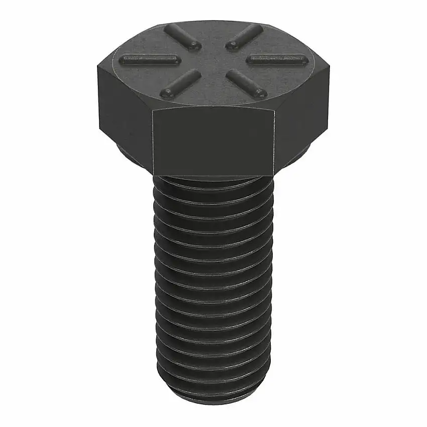 NUCOR  N04160.025.0062 Sechskantschraube, 1/4 Zoll – 28 Gewindegröße, Stahl, 5/8 Zoll Länge, 5/32 Zoll Kopfhöhe, Gr. 8