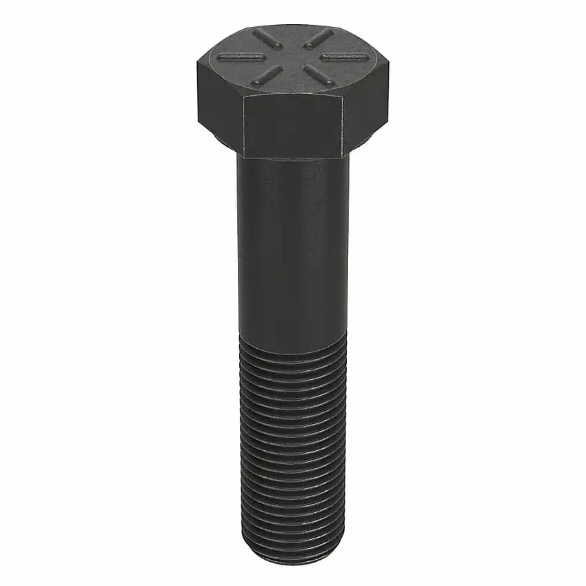NUCOR  N04160.050.0225 Sechskantschraube, 1/2 Zoll – 20 Gewindegröße, Stahl, 2 1/4 Zoll Länge, 5/16 Zoll Kopfhöhe, Gr. 8