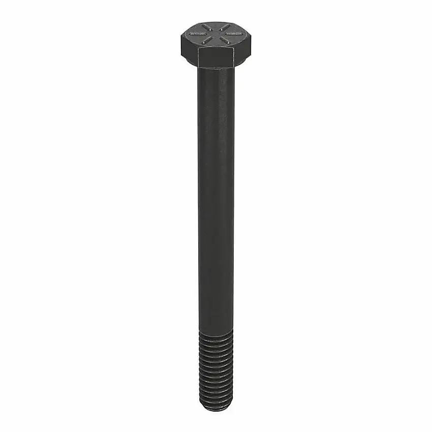 NUCOR  N04100.025.0300 Sechskantschraube, 1/4 Zoll – 20 Gewindegröße, Stahl, 3 Zoll Länge, 5/32 Zoll Kopfhöhe, Gr. 8