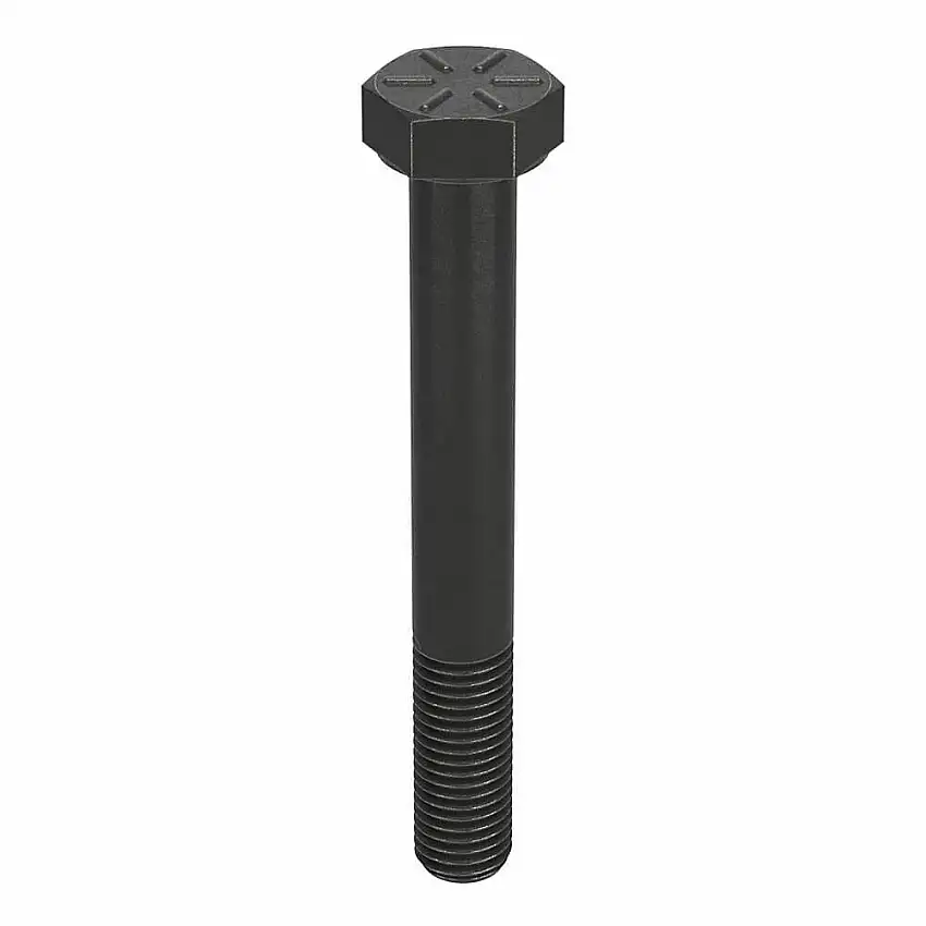 NUCOR  N04160.025.0200 Sechskantschraube, 1/4 Zoll – 28 Gewindegröße, Stahl, 2 Zoll Länge, 5/32 Zoll Kopfhöhe, Gr. 8