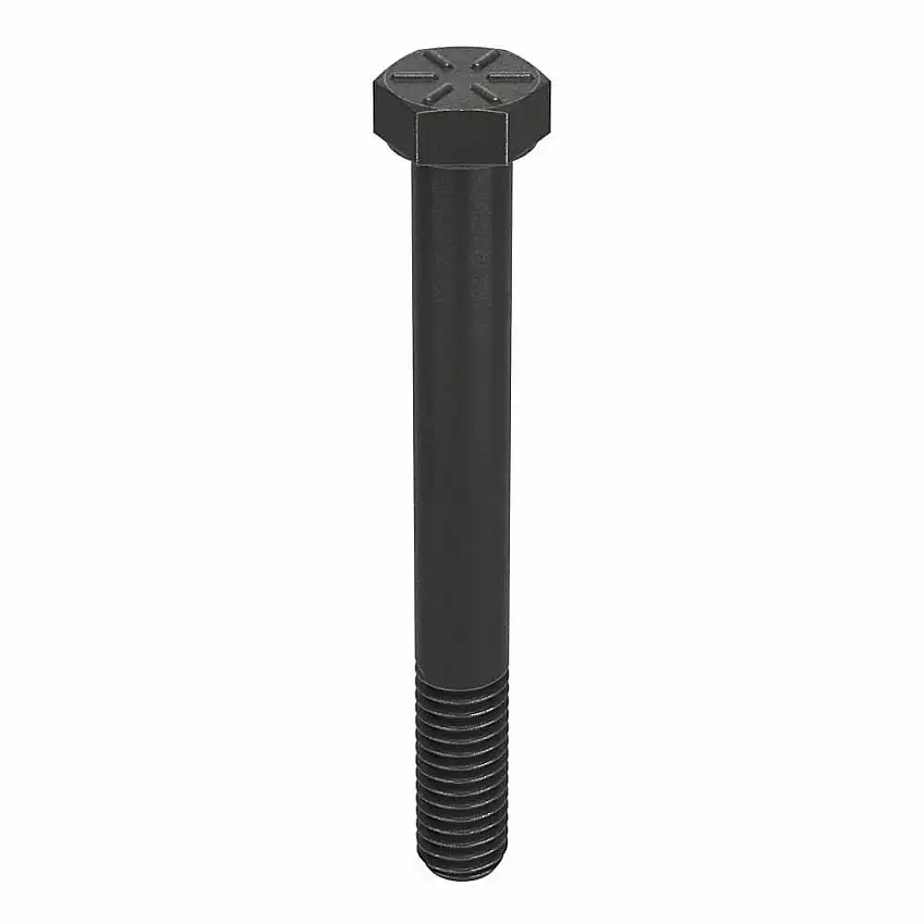 NUCOR  N04100.037.0300 Sechskantschraube, 3/8 Zoll – 16 Gewindegröße, Stahl, 3 Zoll Länge, 15/64 Zoll Kopfhöhe, Gr. 8