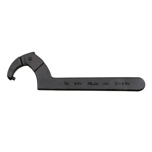 MARTIN SPROCKET  0474A Stiftschlüssel, SAE, 4-1/2 bis 6-1/4 Zoll Größe, Industrial Black, Stahl