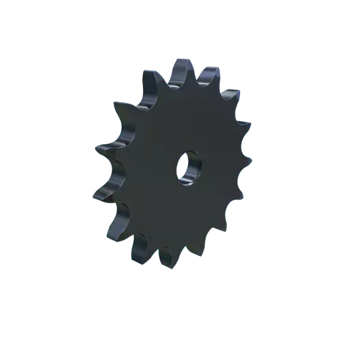 MARTIN SPROCKET  06A15 Rollenkettenrad, 06B-1 Kette, Standardbohrung, 15 Zähne, 45.813 mm Teilungsdurchmesser, Stahl