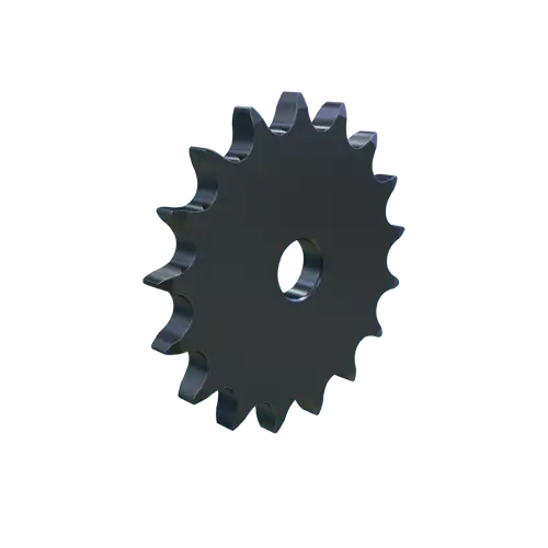 MARTIN SPROCKET  06A17 Rollenkettenrad, 17 Zähne, 51.837 mm Teilungsdurchmesser, 57.393 mm Außendurchmesser, Stahl