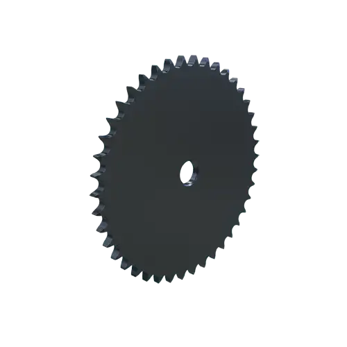 MARTIN SPROCKET  06A42 Rollenkettenrad, 42 Zähne, 122.949 mm Teilungsdurchmesser, 128.084 mm Außendurchmesser, Stahl