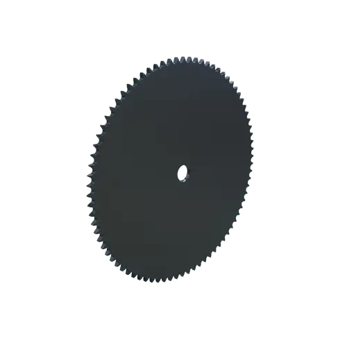 MARTIN SPROCKET  06A80 Rollenkettenrad, 80 Zähne, 242.614 mm Teilungsdurchmesser, 248.171 mm Außendurchmesser, Stahl