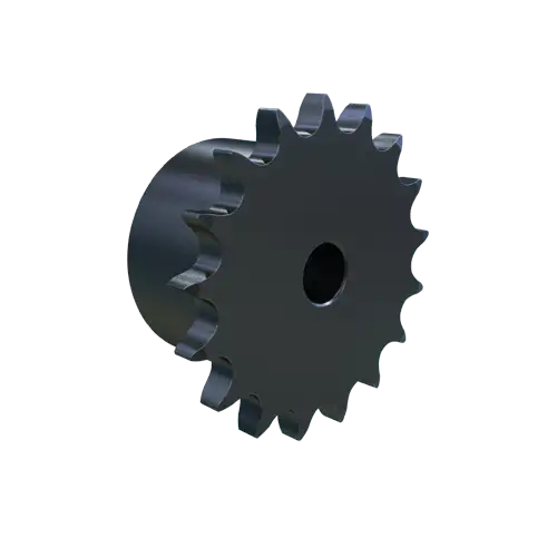 MARTIN SPROCKET  06B17 Rollenkettenrad, 06B-1 Kette, Standardbohrung, 17 Zähne, 51.837 mm Teilungsdurchmesser, Stahl
