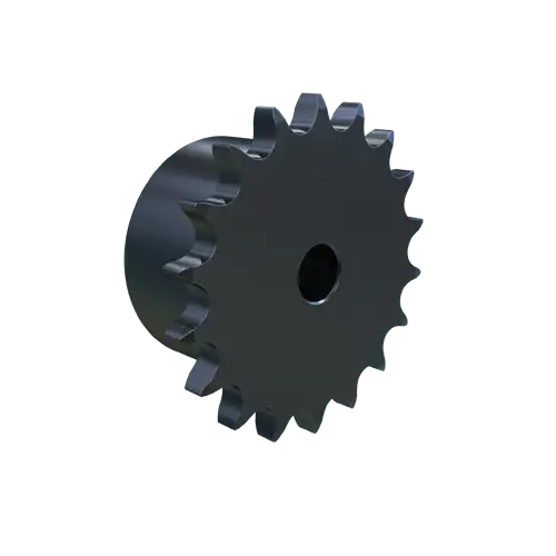 MARTIN SPROCKET  06B18 Rollenkettenrad, 06B-1 Kette, Standardbohrung, 18 Zähne, 54.852 mm Teilungsdurchmesser, Stahl