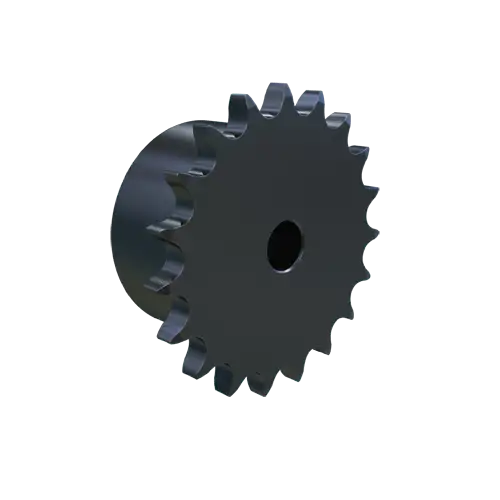 MARTIN SPROCKET  06B19 Rollenkettenrad, 06B-1 Kette, Standardbohrung, 19 Zähne, 57.869 mm Teilungsdurchmesser, Stahl