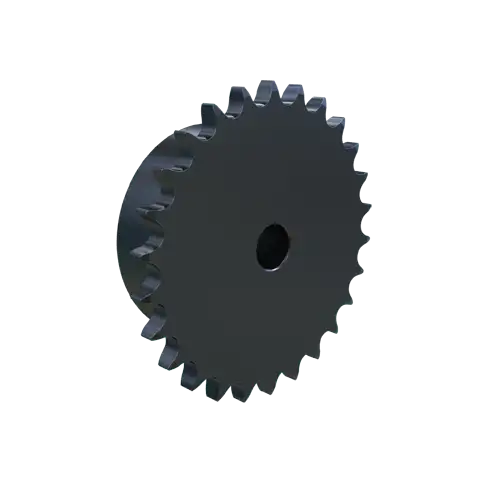MARTIN SPROCKET  06B26 Rollenkettenrad, 06B-1 Kette, Standardbohrung, 26 Zähne, 79.022 mm Teilungsdurchmesser, Stahl