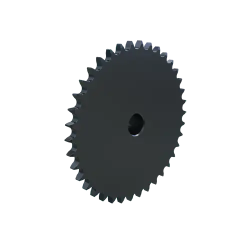 MARTIN SPROCKET  06B38 Rollenkettenrad, 06B-1 Kette, Standardbohrung, 38 Zähne, 115.344 mm Teilungsdurchmesser, Stahl