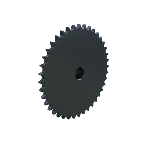 MARTIN SPROCKET  06B40 Rollenkettenrad, 06B-1 Kette, Standardbohrung, 40 Zähne, 121.401 mm Teilungsdurchmesser, Stahl