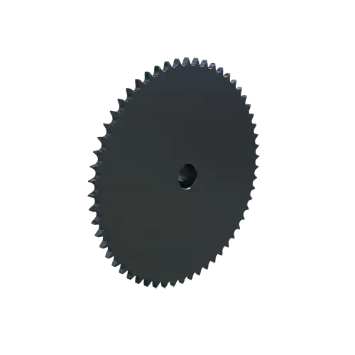 MARTIN SPROCKET  06B57 Rollenkettenrad, 06B-1 Kette, Standardbohrung, 57 Zähne, 172.906 mm Teilungsdurchmesser, Stahl