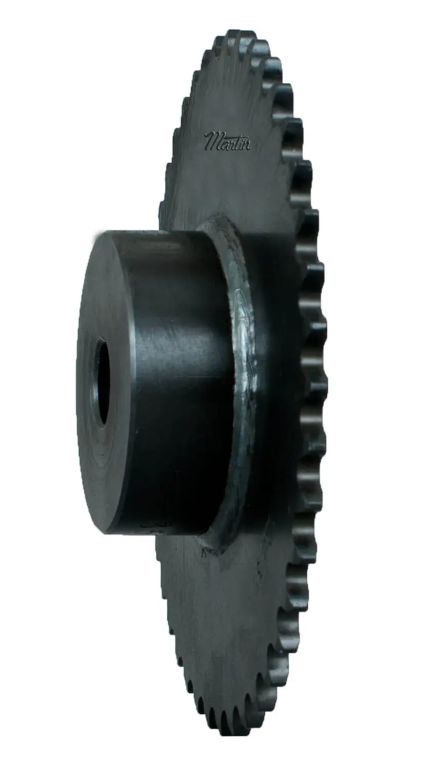 MARTIN SPROCKET  06B60 Rollenkettenrad, 06B-1 Kette, Standardbohrung, 60 Zähne, 181.997 mm Teilungsdurchmesser, Stahl