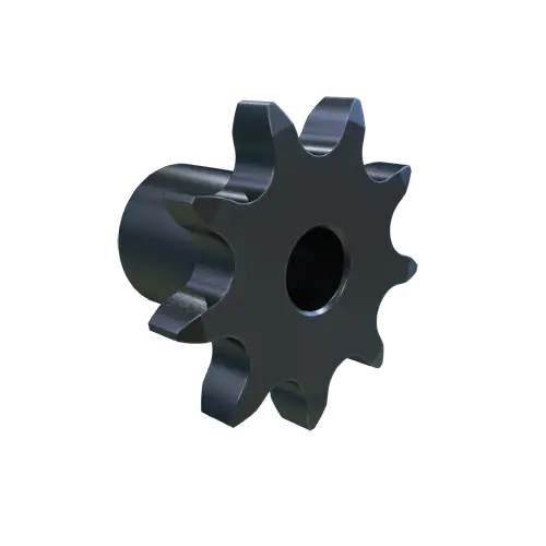 MARTIN SPROCKET  06B9 Rollenkettenrad, 9 Zähne, 27.849 mm Teilungsdurchmesser, 33.405 mm Außendurchmesser, Stahl