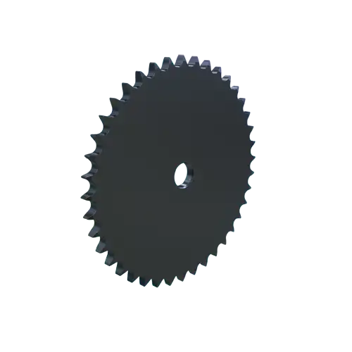 MARTIN SPROCKET  08A40 Rollenkettenrad, 40 Zähne, 161.868 mm Teilungsdurchmesser, 124.798 mm Außendurchmesser, Stahl