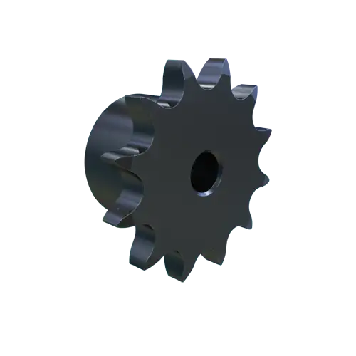 MARTIN SPROCKET  08B12 Rollenkettenrad, 08B-1 Kette, Standardbohrung, 12 Zähne, 49.069 mm Teilungsdurchmesser, Stahl