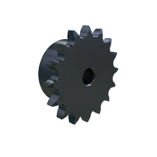 MARTIN SPROCKET  08B16 Rollenkettenrad, 08B-1 Kette, Standardbohrung, 16 Zähne, 65.098 mm Teilungsdurchmesser, Stahl