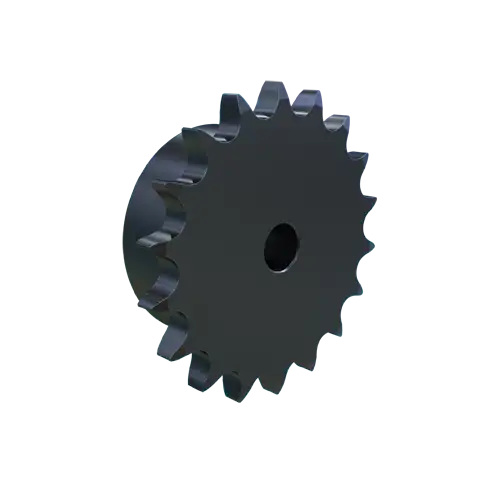 MARTIN SPROCKET  08B18 Rollenkettenrad, 08B-1 Kette, Standardbohrung, 18 Zähne, 73.136 mm Teilungsdurchmesser, Stahl