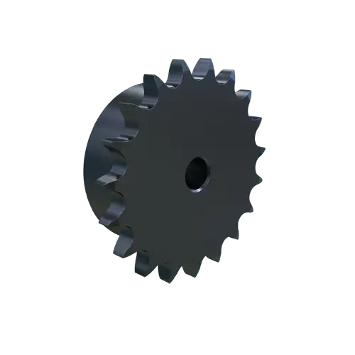 MARTIN SPROCKET  08B19 Rollenkettenrad, 08B-1 Kette, Standardbohrung, 19 Zähne, 77.159 mm Teilungsdurchmesser, Stahl