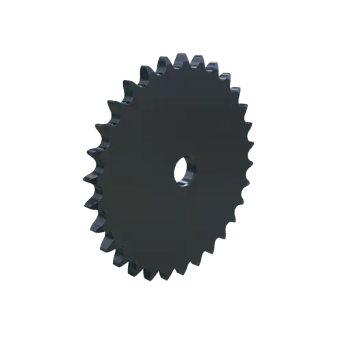 MARTIN SPROCKET  08B30 Rollenkettenrad, 08B-1 Kette, Standardbohrung, 30 Zähne, 121.498 mm Teilungsdurchmesser, Stahl