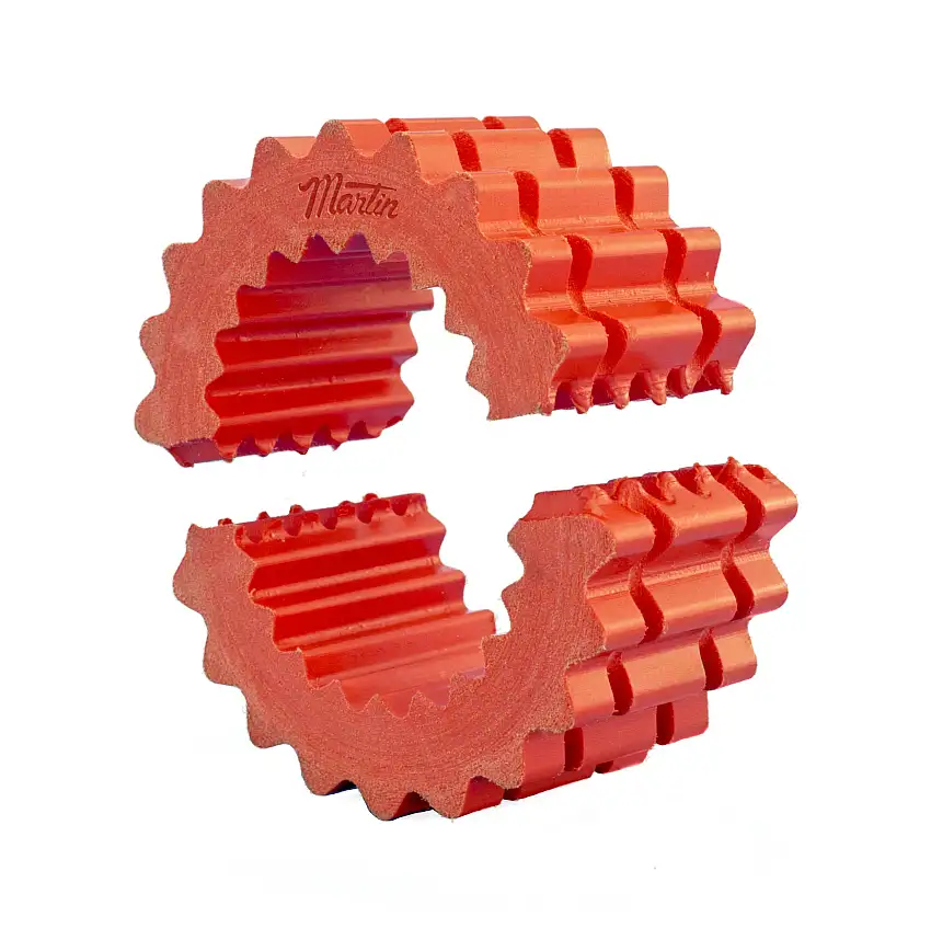 MARTIN SPROCKET  10HS-Hülse, 7.015 Zoll Außendurchmesser, 10 Kupplungsgrößen, Gummi