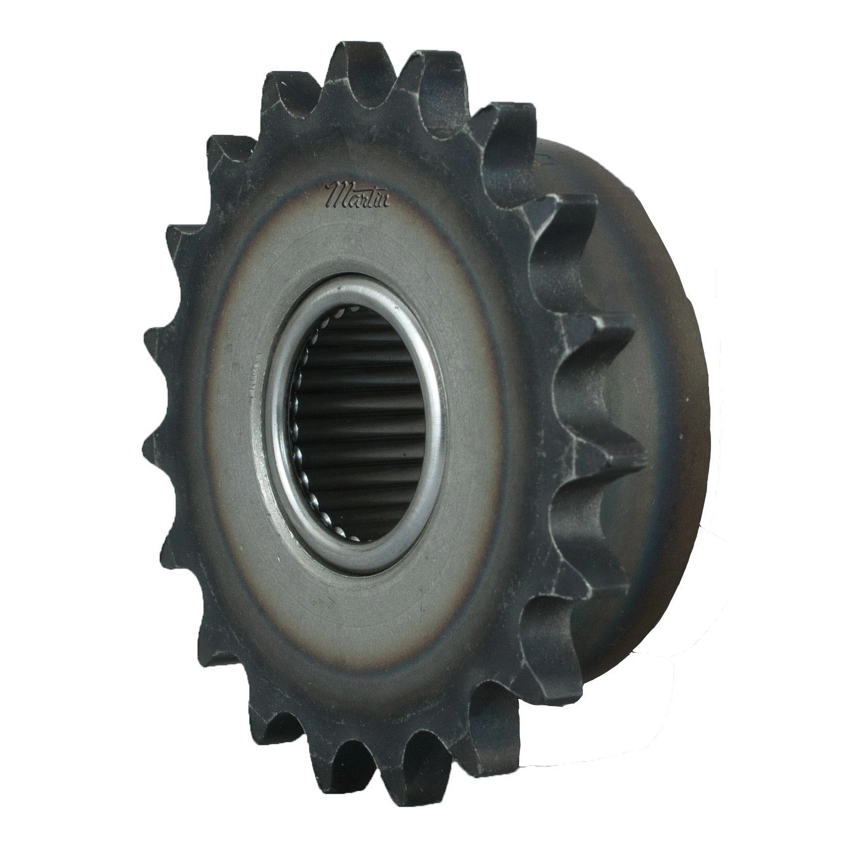 MARTIN SPROCKET  35NB19H 1 Nadellager-Umlenkkettenrad, 19 Zähne, 2.278 Zoll Teilungsdurchmesser, Stahl